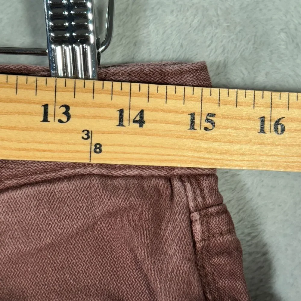 Roark Jeans Mens 30x30 Brown Red Hwy 133 Slim Straight‎ Broken Twill